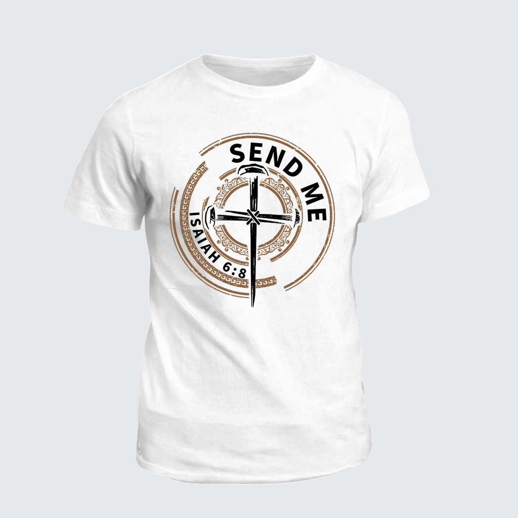 Classic Cotton Tee - Isaiah 6:8 - SEND ME