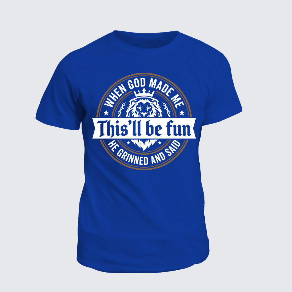 Classic Cotton Tee - When God Made Me