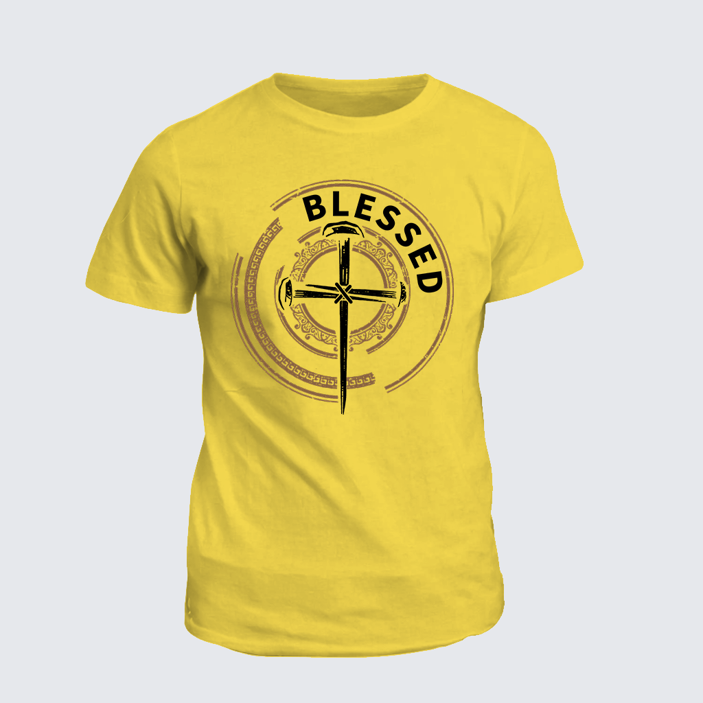 Classic Cotton Tee - Blessed Cross