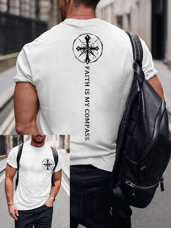 Classic Cotton Tee - Faith Is My Compass