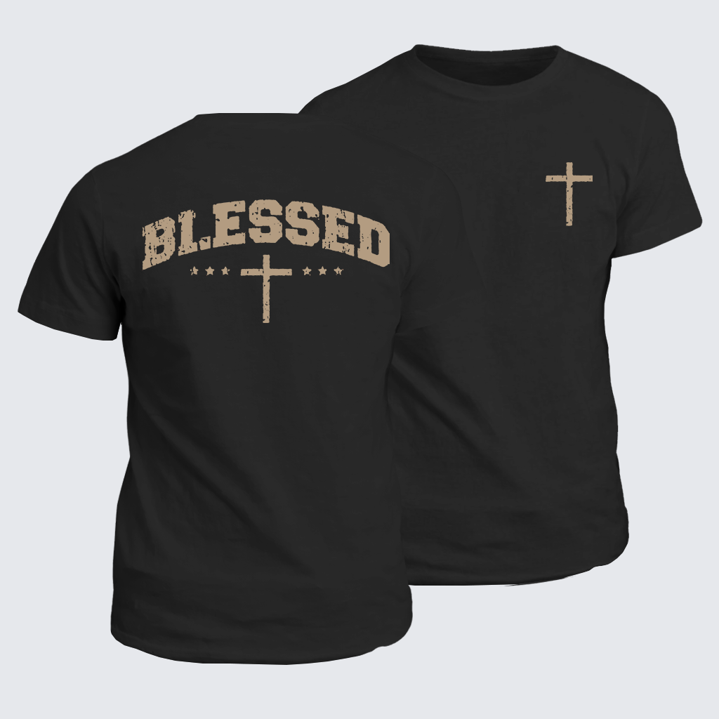 Classic Cotton Tee - Blessed Cross