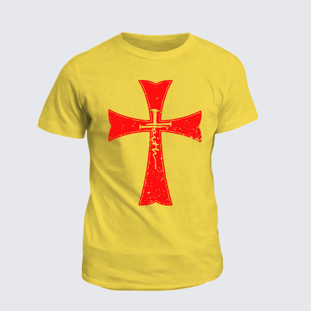 Classic Cotton Tee - Faith Cross