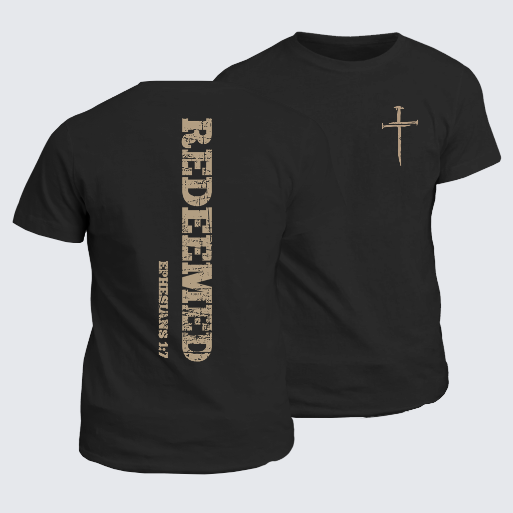 Classic Cotton Tee -  Redeemed Ephesians 1:7