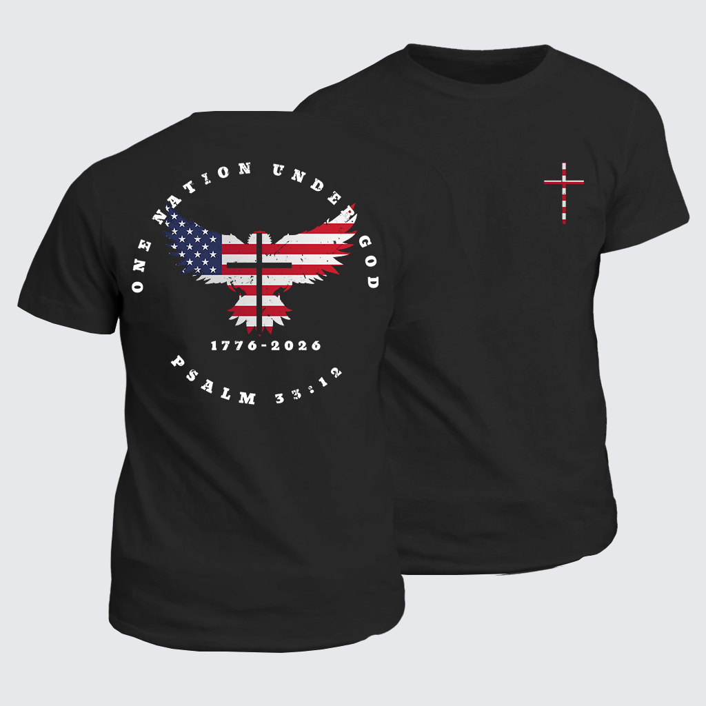 Classic Cotton Tee - One Nation Under God