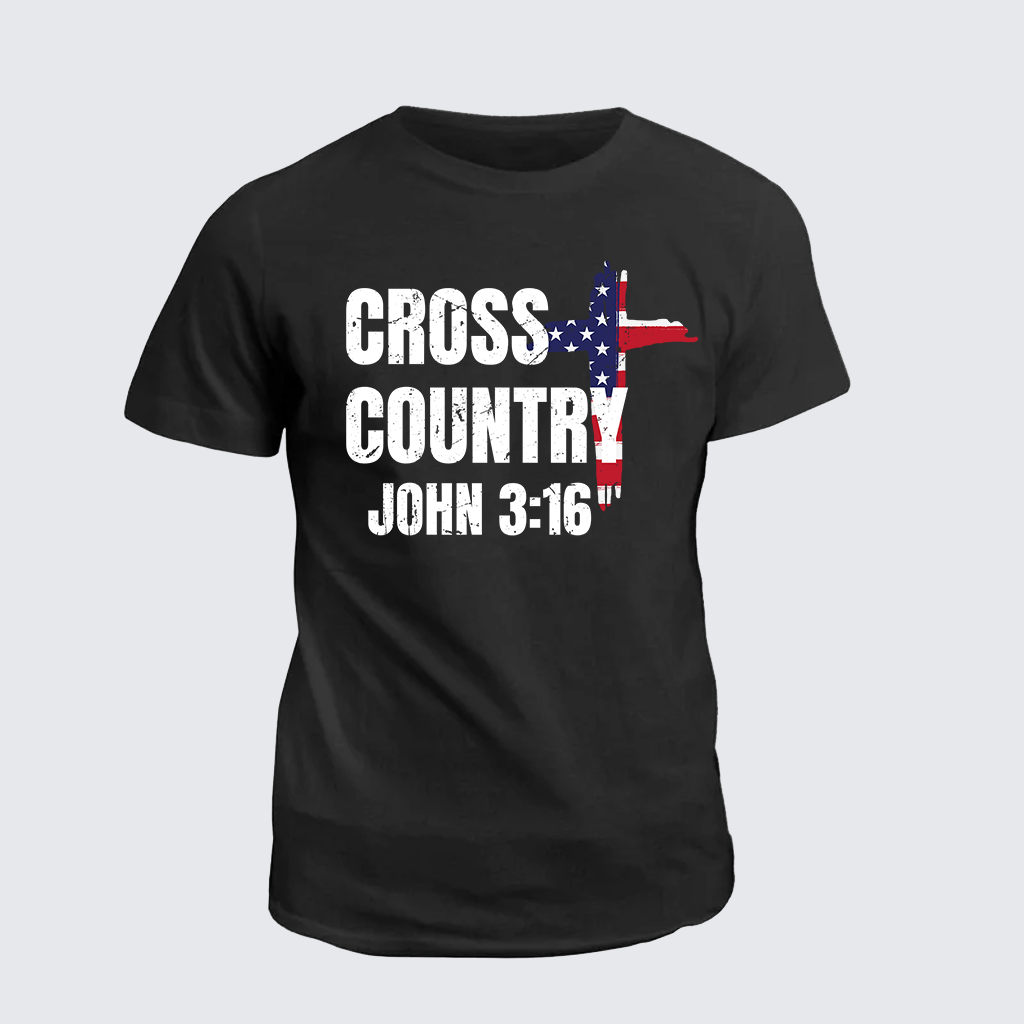 Classic Cotton Tee - Cross Country John 3:16