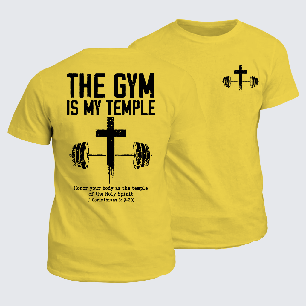 Classic Cotton Tee - The Gym Is My Temple