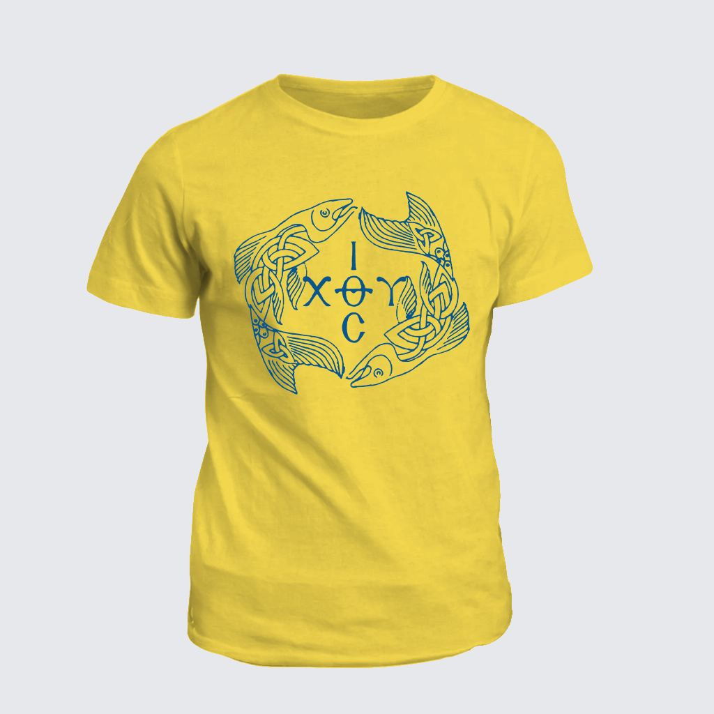 Classic Cotton Tee - Celtic Ichthys Fish