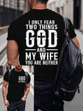 Classic Cotton Tee - God & My Wife