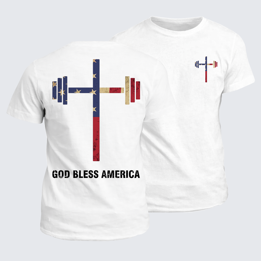 Classic Cotton Tee - God Bless America