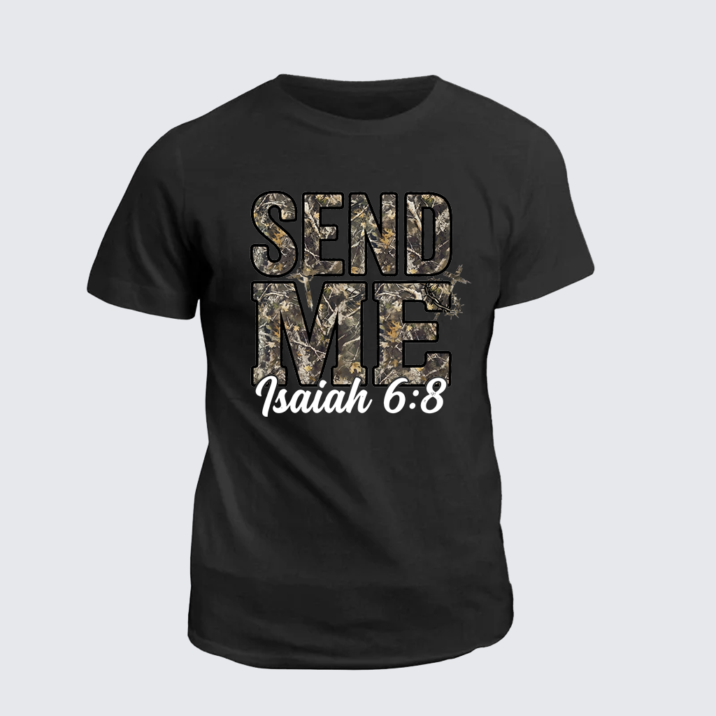 Classic Cotton Tee - Isaiah 6:8 - SEND ME