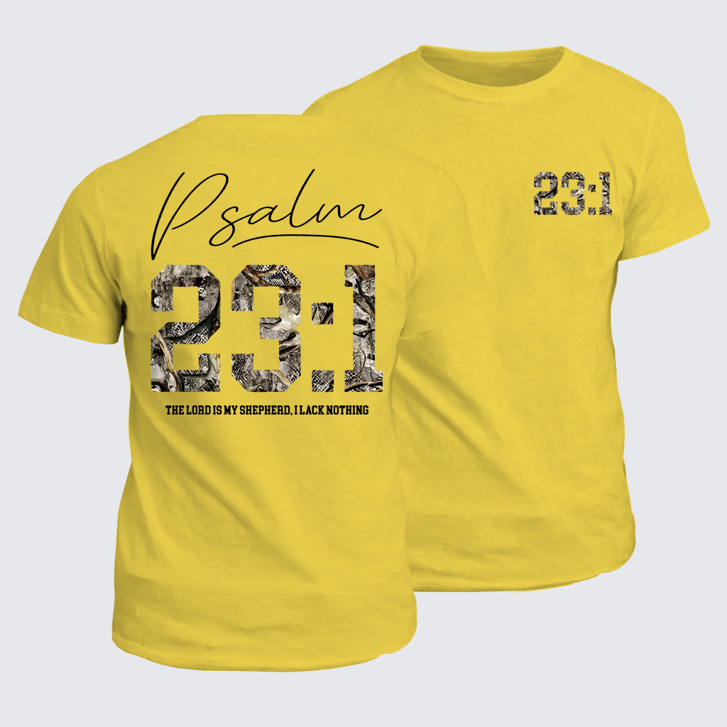 Classic Cotton Tee - Psalm 23:1