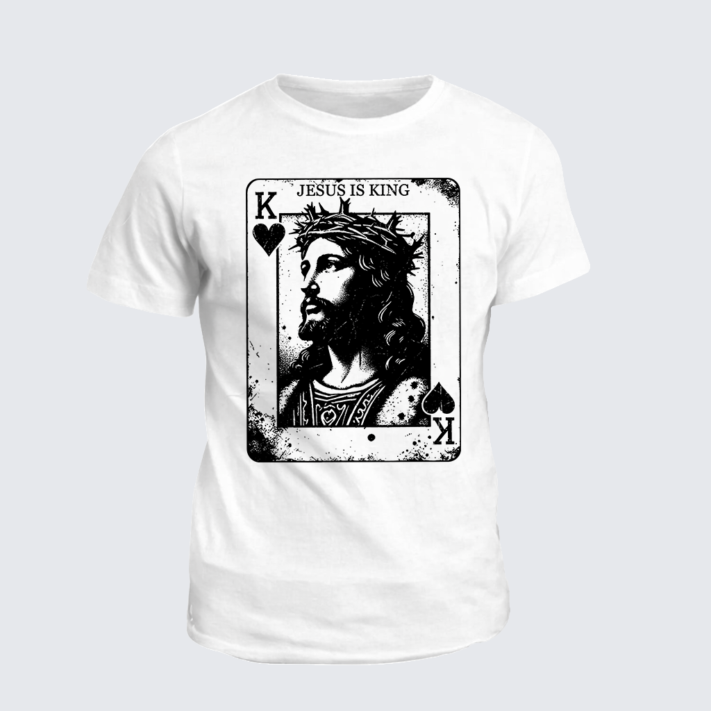 Classic Cotton Tee - Jesus Is King Card