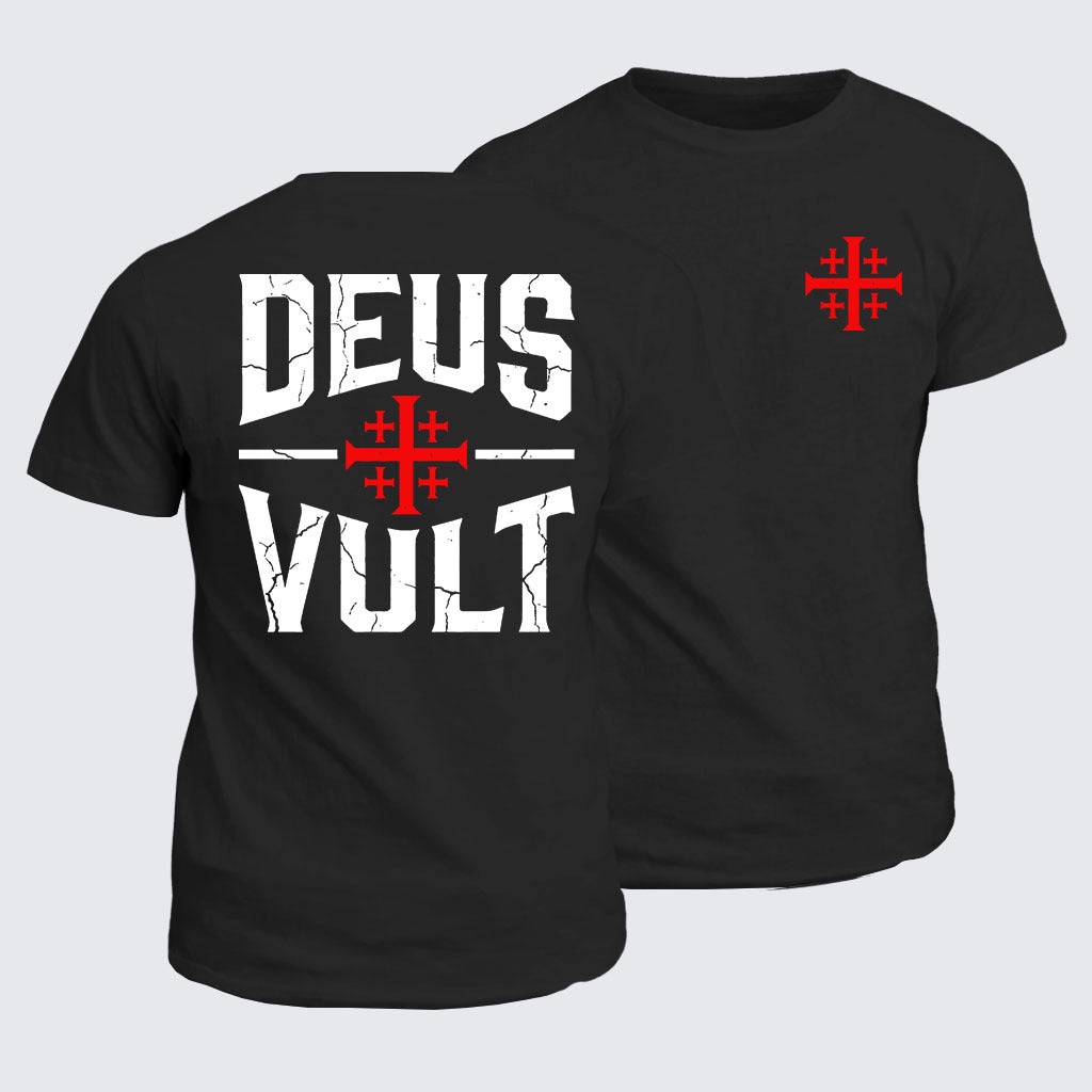 Classic Cotton Tee - Deus Vult