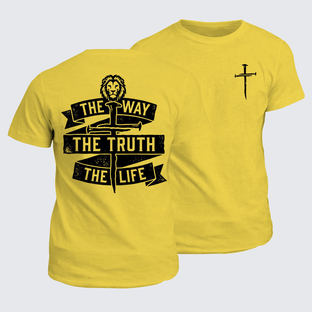Classic Cotton Tee - Jesus The Way The Truth The Life