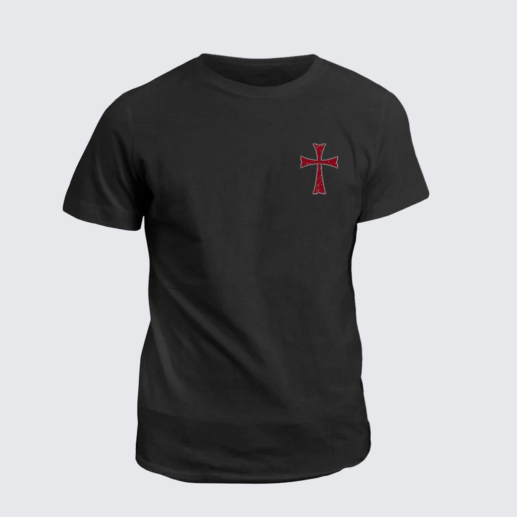 Classic Cotton Tee -  Knights Templar Crusader Cross
