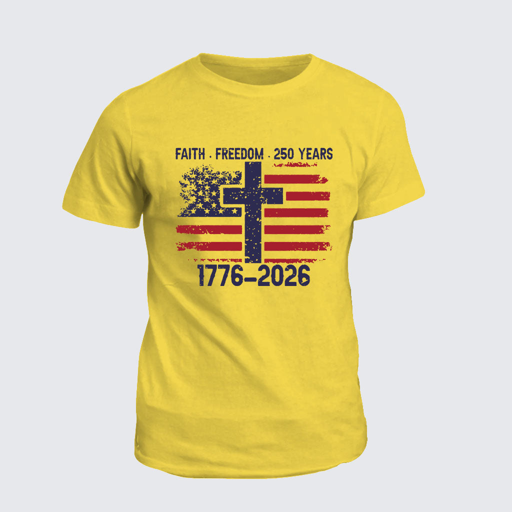 Classic Cotton Tee -  Faith Freedom