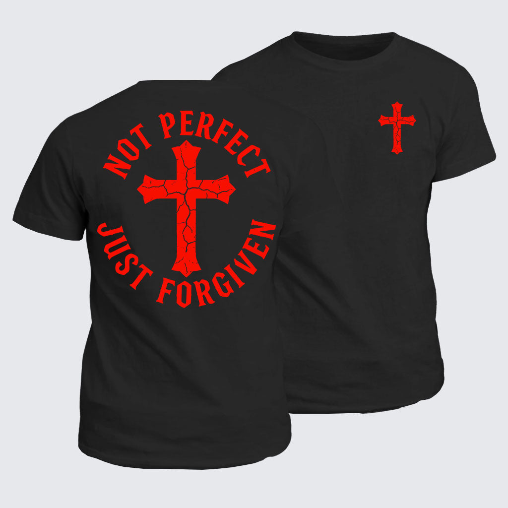 Classic Cotton Tee -  Not Perfect Just Forgiven