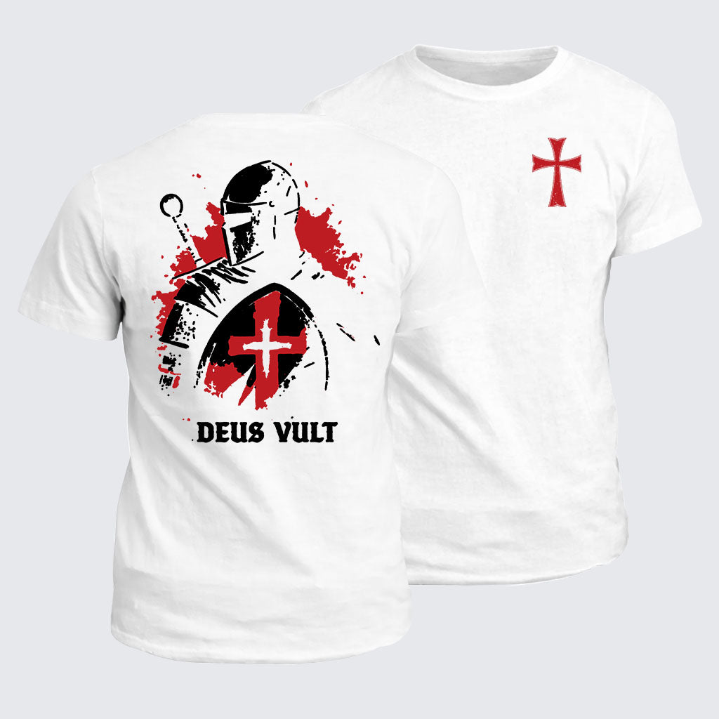 Classic Cotton Tee - Deus Vult Knight Templar