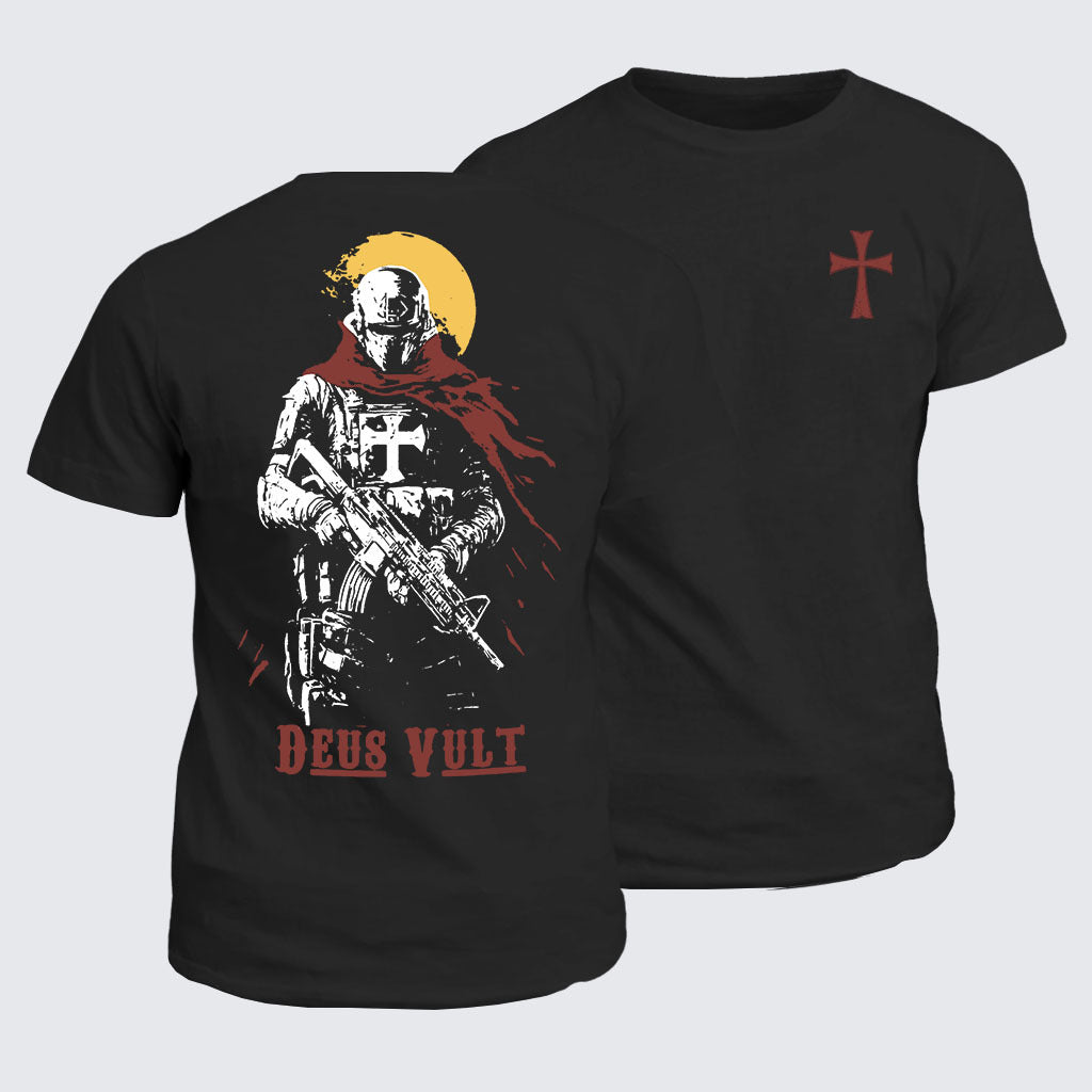 Classic Cotton Tee - Deus Vult