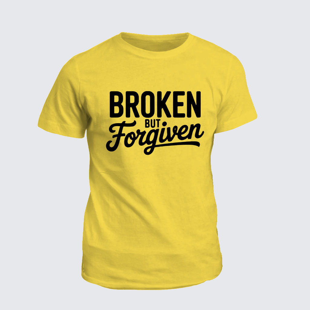 Classic Cotton Tee - Broken But Forgiven
