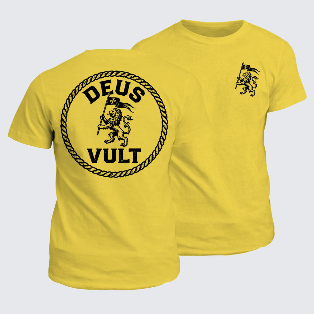 Classic Cotton Tee - Deus Vult