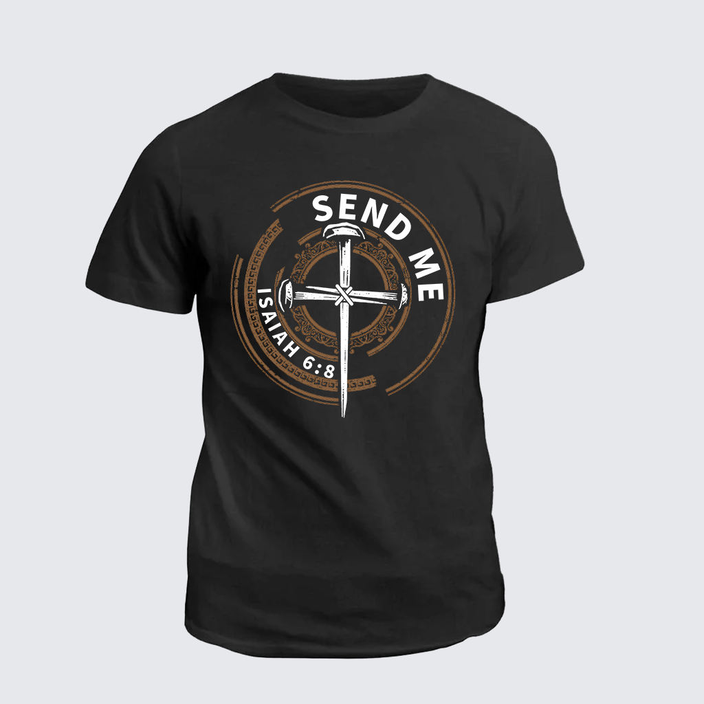 Classic Cotton Tee - Isaiah 6:8 - SEND ME