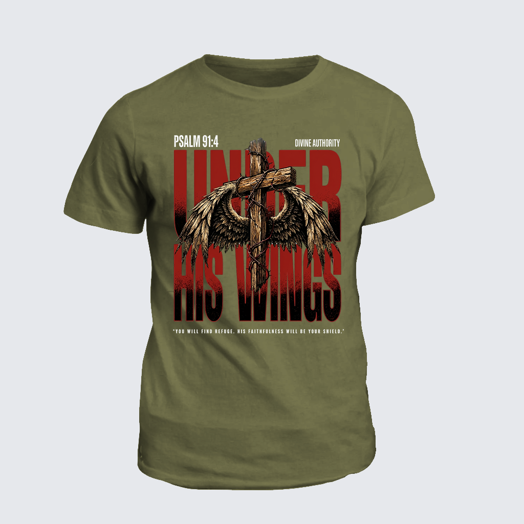 Classic Cotton Tee - His Wings