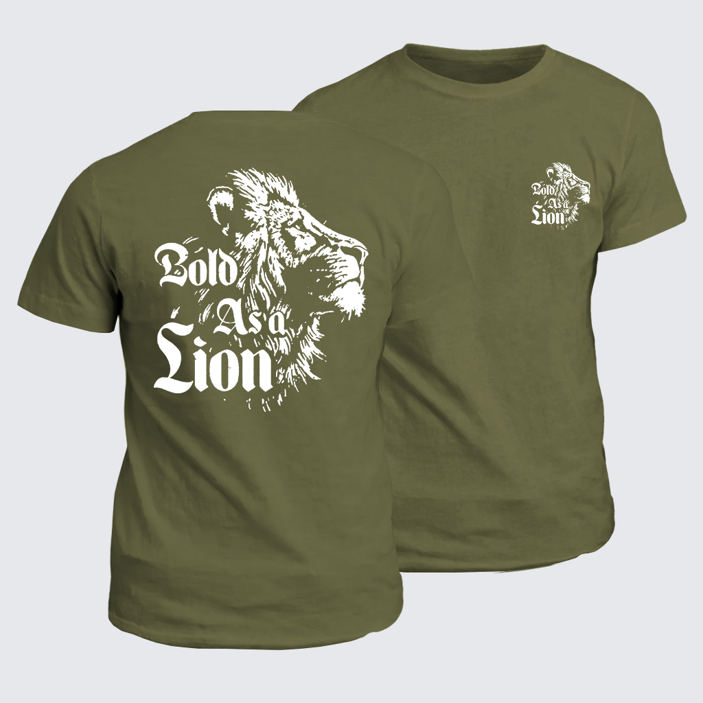 Classic Cotton Tee - Bold As A Lion