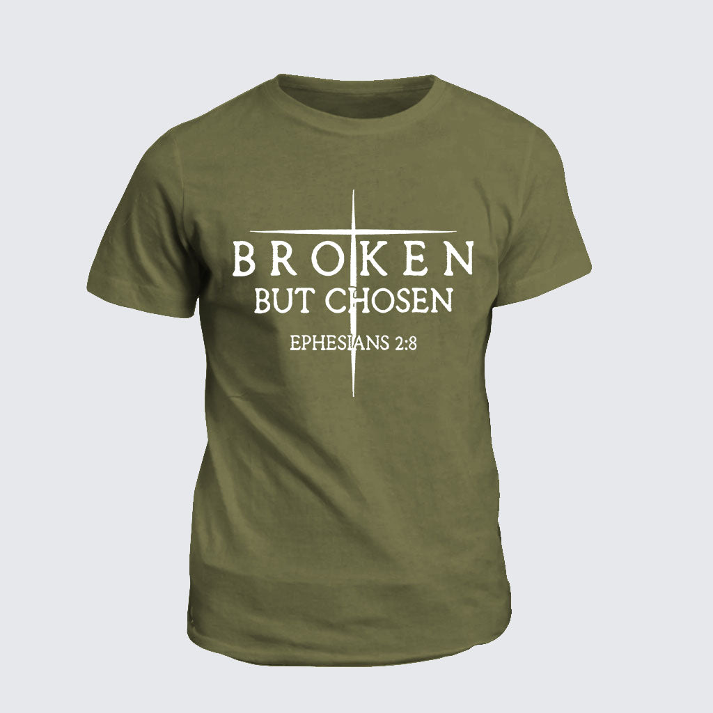 Classic Cotton Tee -  Broken But Chosen