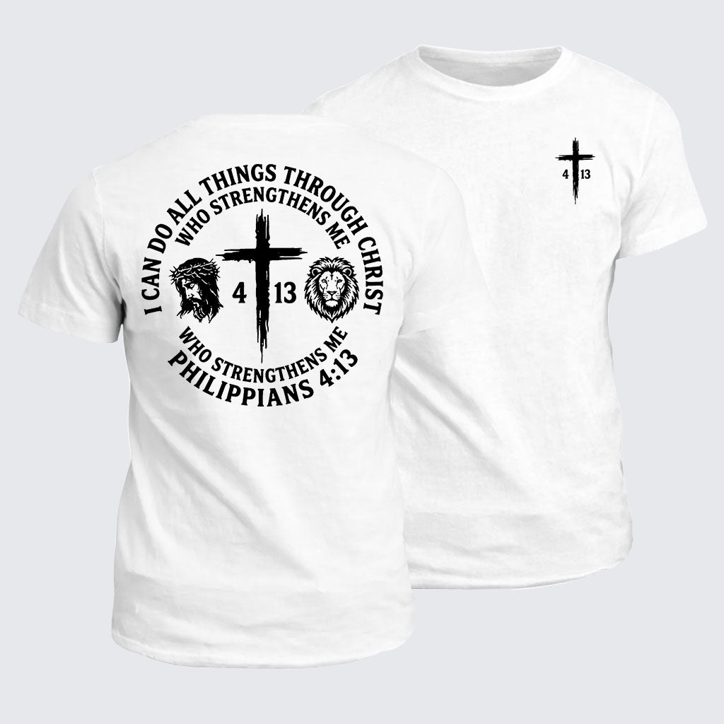 Classic Cotton Tee - All Things Through Christ