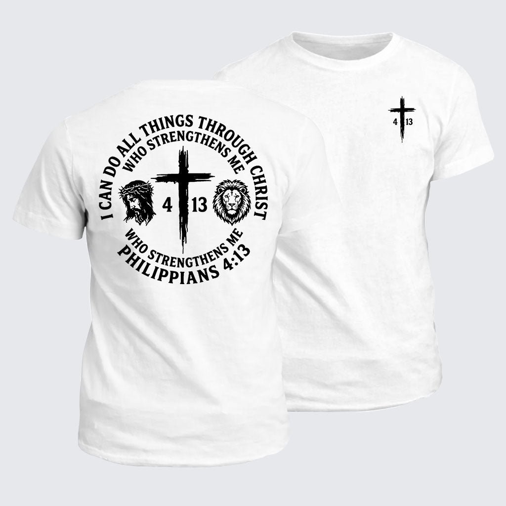 Classic Cotton Tee - All Things Through Christ