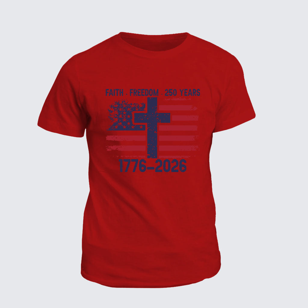 Classic Cotton Tee -  Faith Freedom