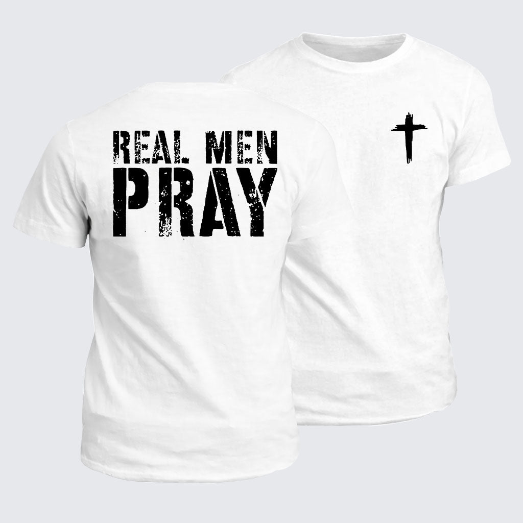 Classic Cotton Tee -  Real Men Pray