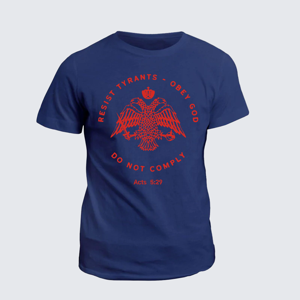 Classic Cotton Tee - Eastern Orthodox Christian Eagle