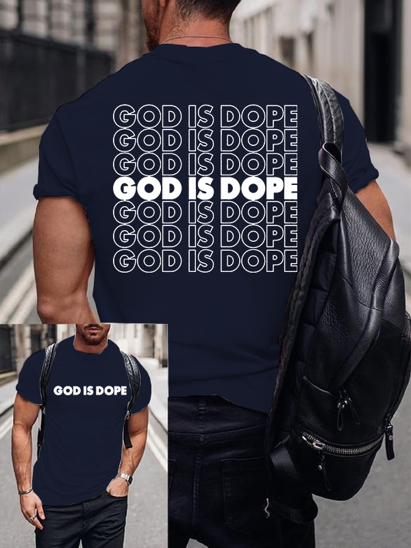 Classic Cotton Tee - God Is Dope