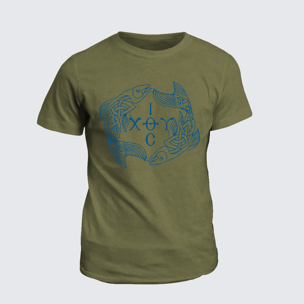 Classic Cotton Tee - Celtic Ichthys Fish