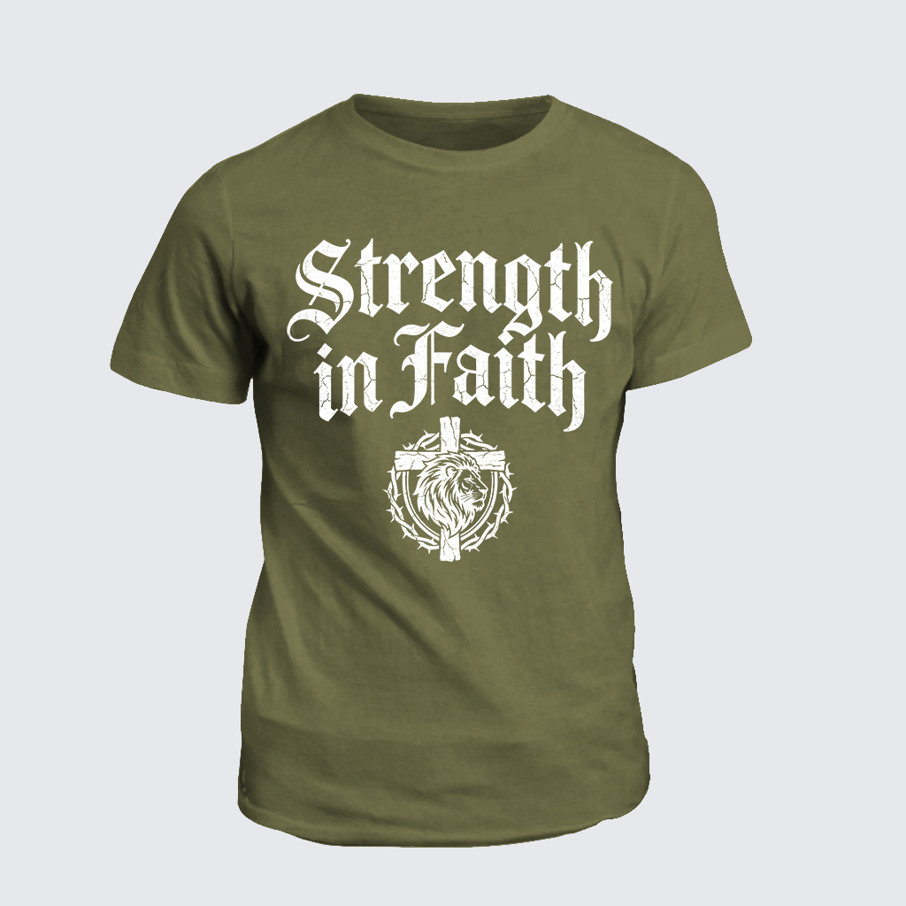 Classic Cotton Tee - Strength In Faith