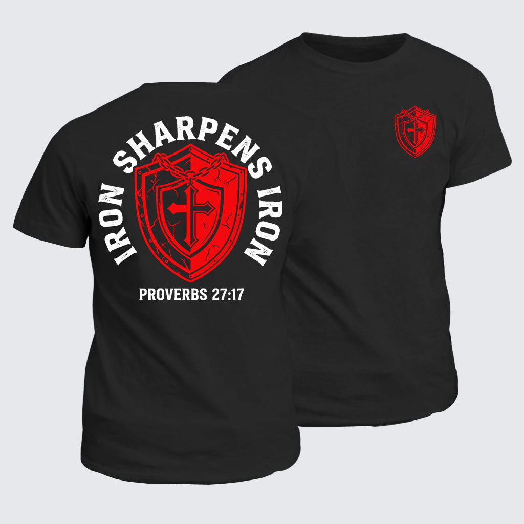 Classic Cotton Tee - Iron Sharpens Iron - Proverbs 27:17