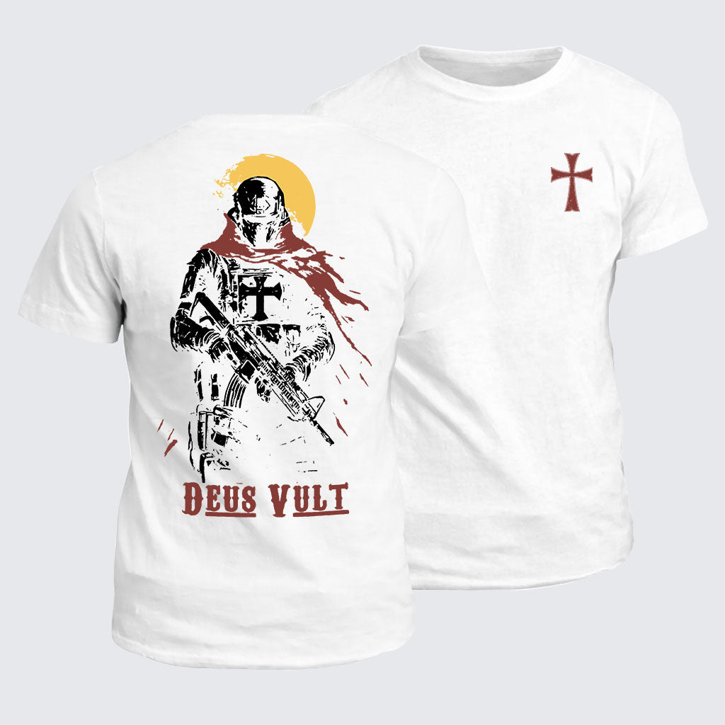 Classic Cotton Tee - Deus Vult