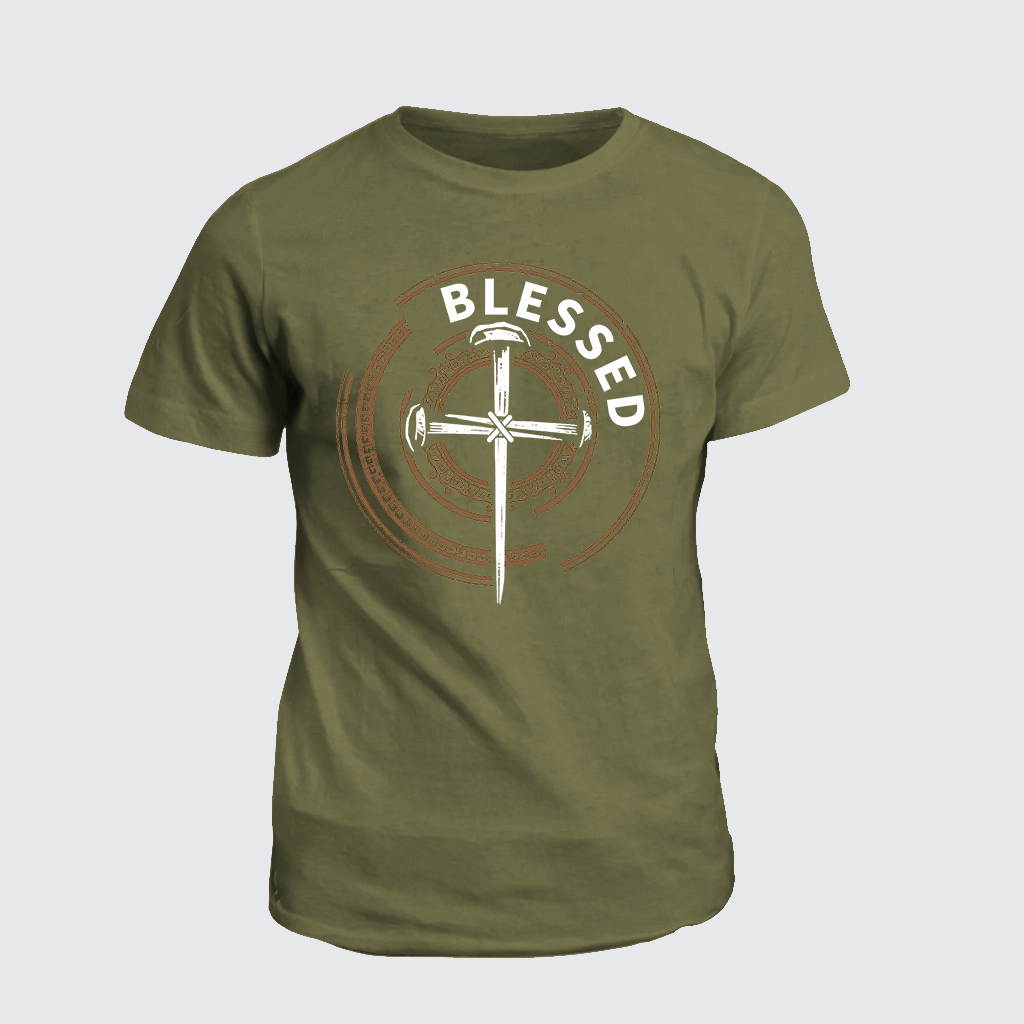 Classic Cotton Tee - Blessed Cross