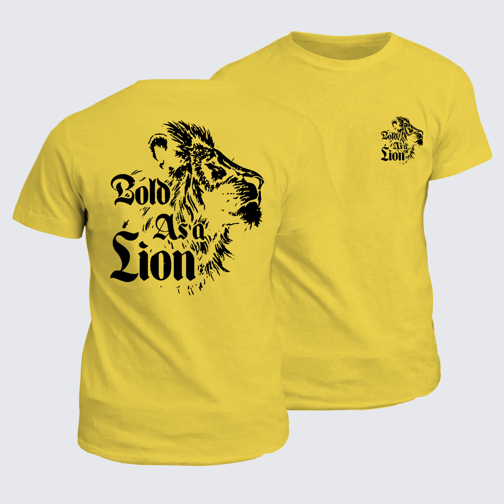 Classic Cotton Tee - Bold As A Lion