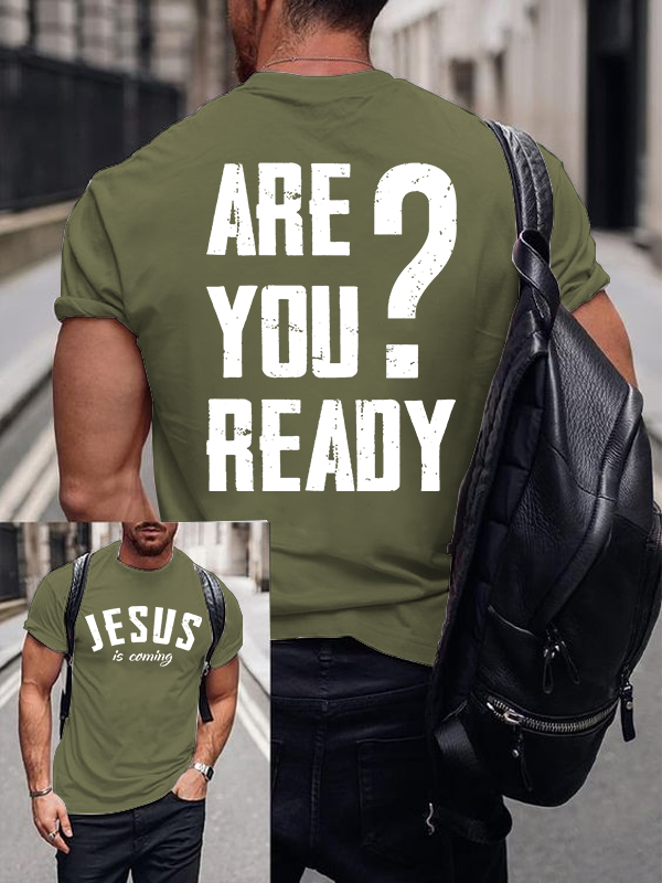Classic Cotton Tee - Jesus Is Coming