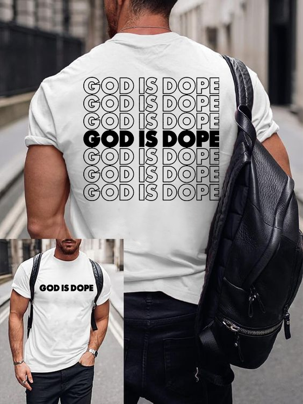 Classic Cotton Tee - God Is Dope