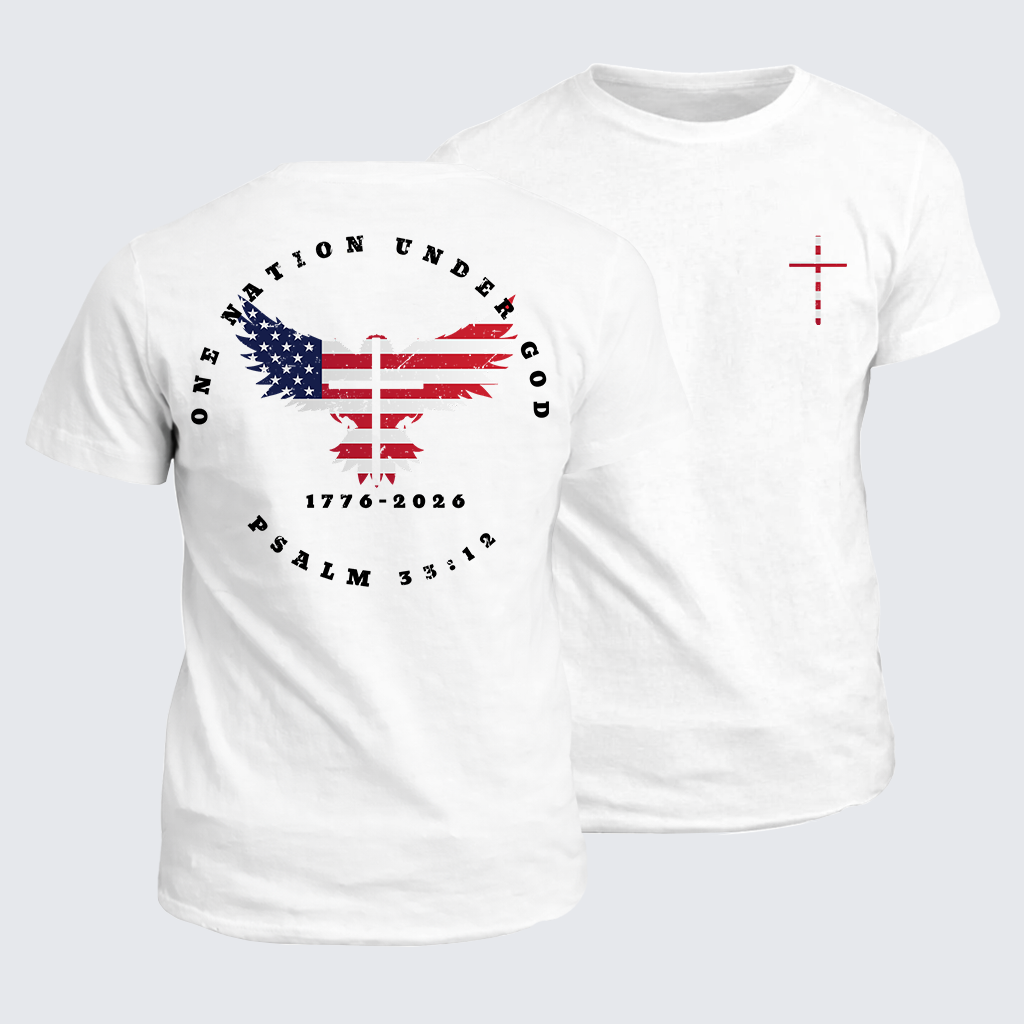 Classic Cotton Tee - One Nation Under God