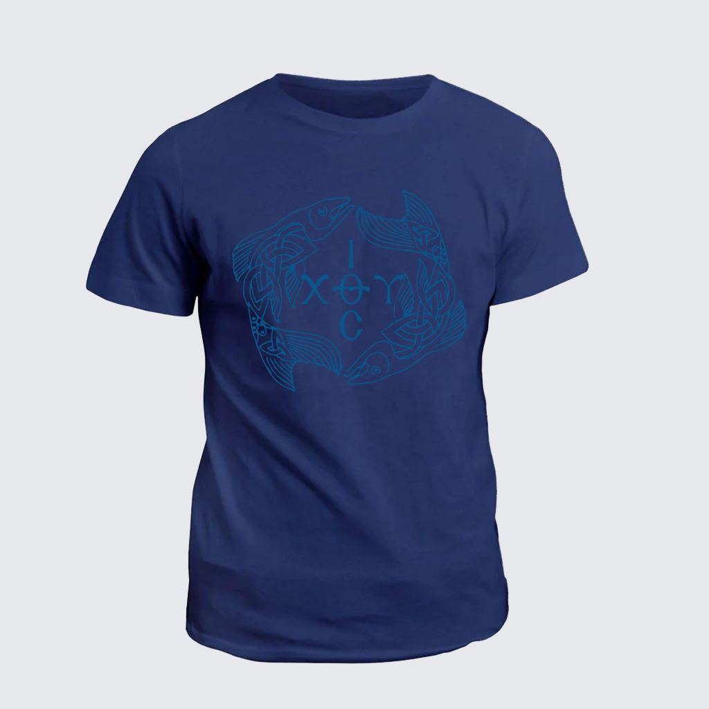 Classic Cotton Tee - Celtic Ichthys Fish