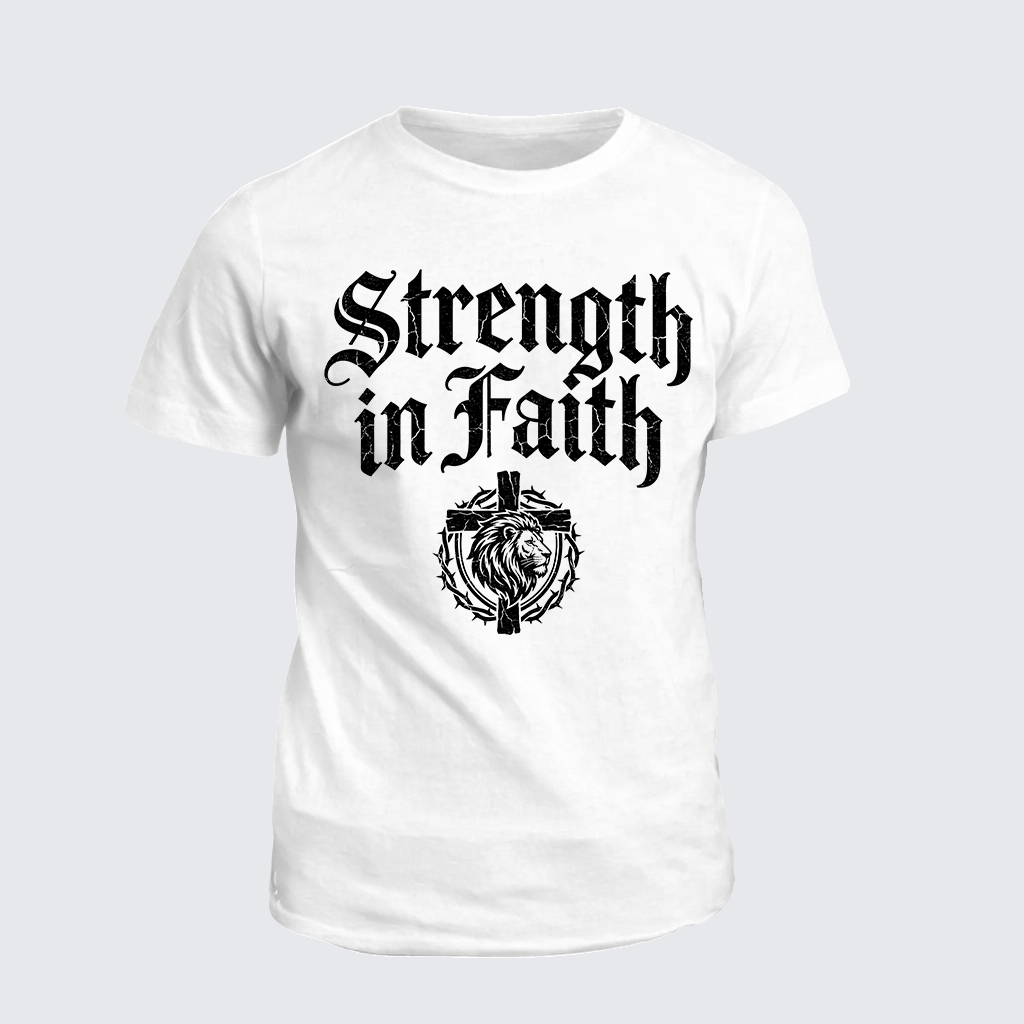 Classic Cotton Tee - Strength In Faith