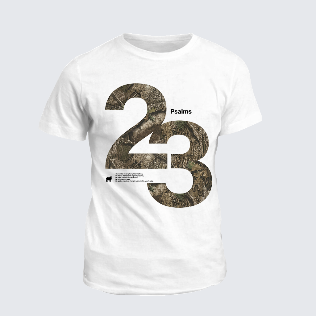 Classic Cotton Tee - Psalm 23