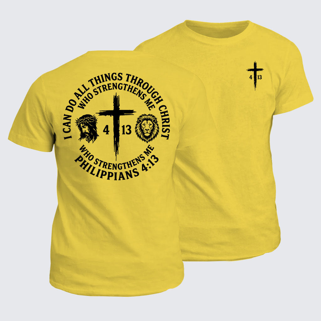 Classic Cotton Tee - All Things Through Christ