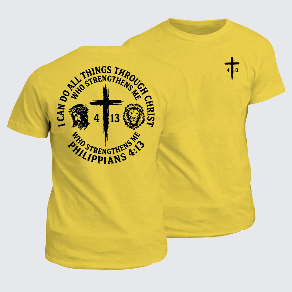 Classic Cotton Tee - All Things Through Christ