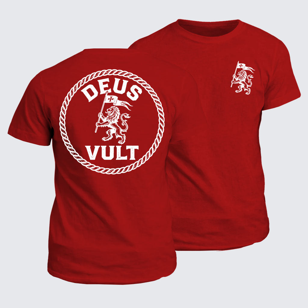 Classic Cotton Tee - Deus Vult